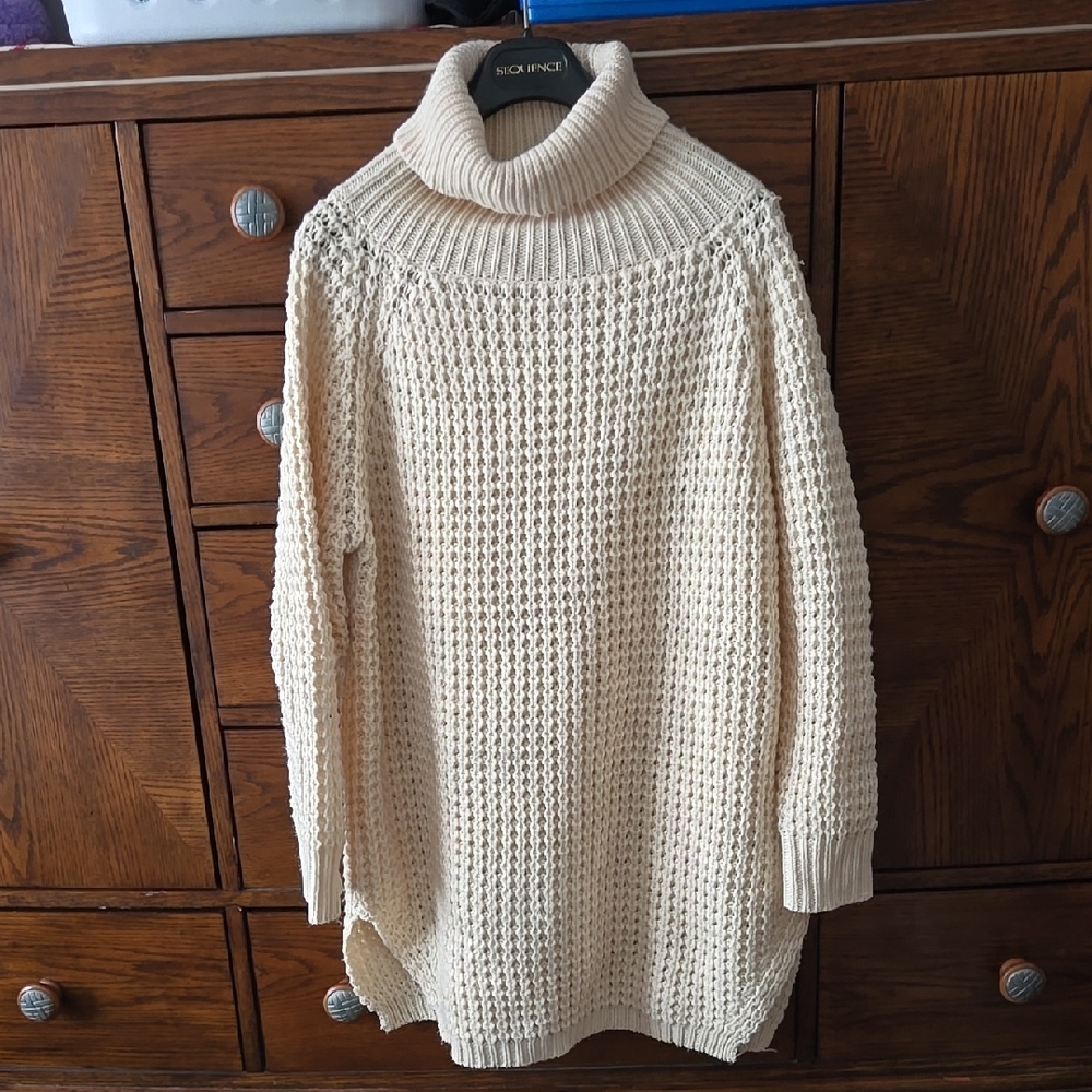 Ciminy Cream Turtleneck Sweater